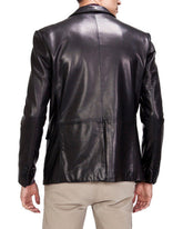 Men Genuine Leather Blazer Sport Coat 20